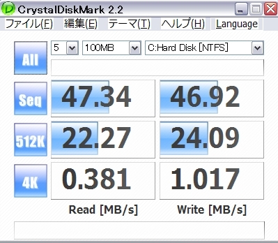 CrystalDiskMark2