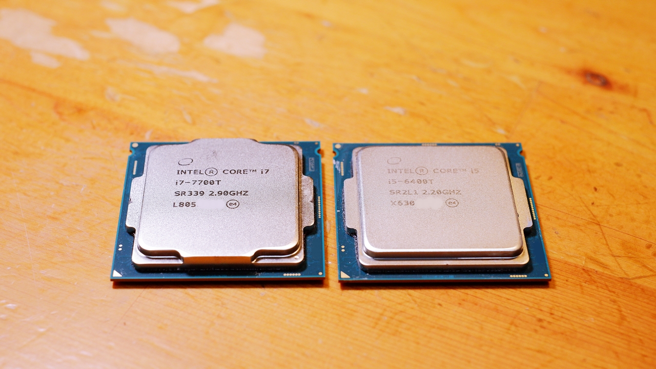 CPU Skylake Core i5-6400T Kaby lake Core i7-7700T