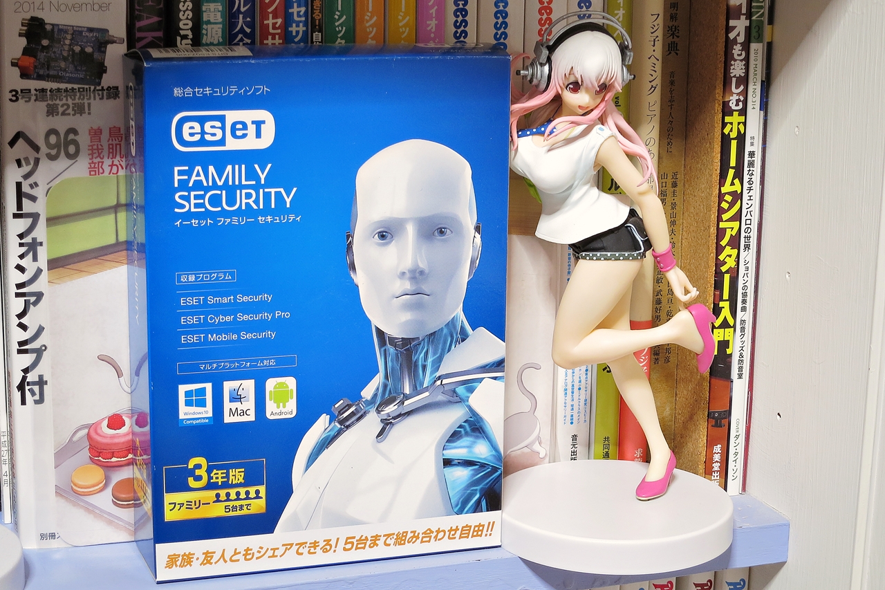 eset family security すーぱーそに子